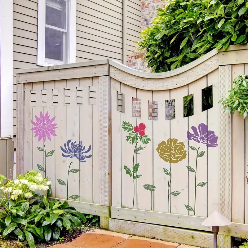 Blooming Flowers Stencil Kit🌻DIY Decoration