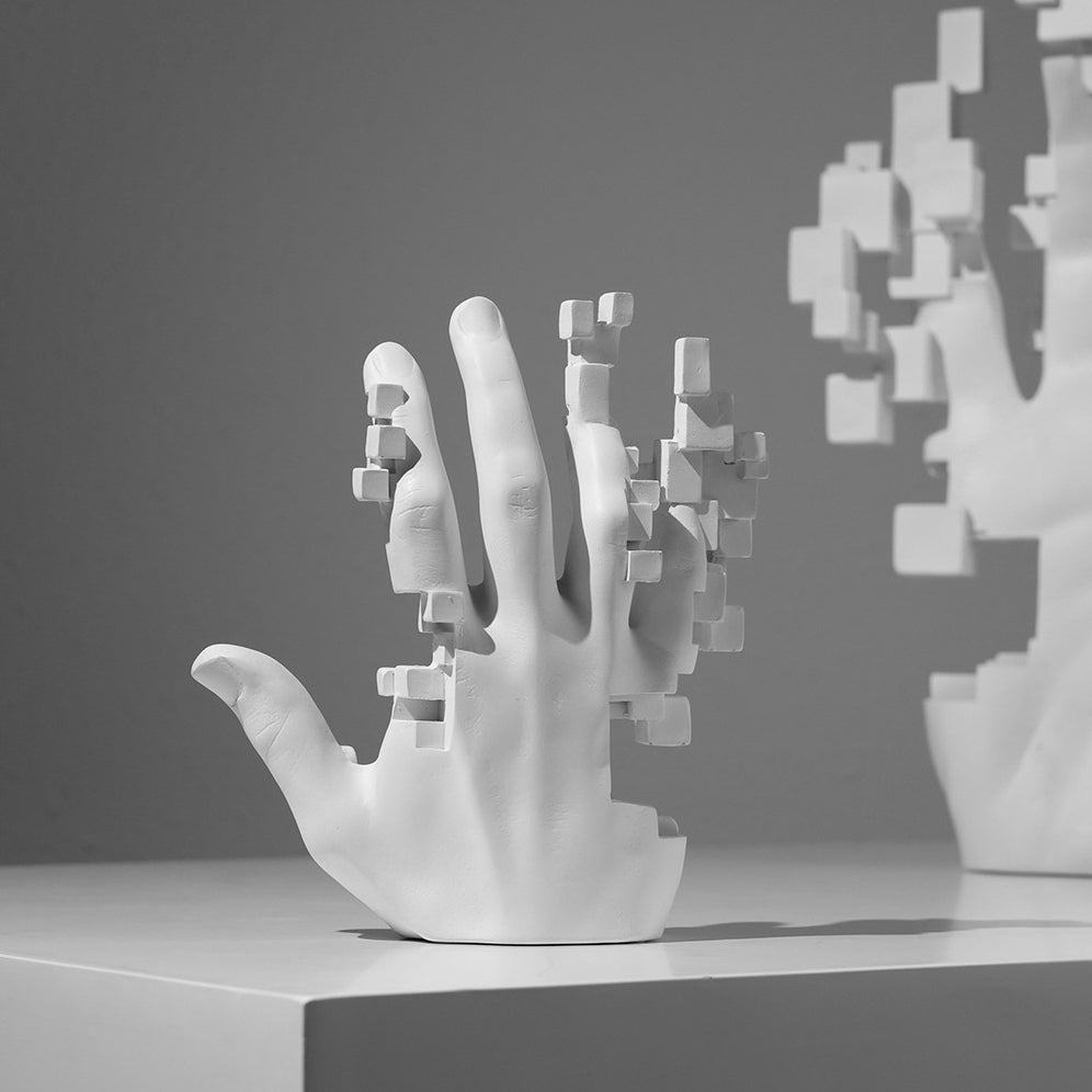 Pixelfusion Hand Sculpture