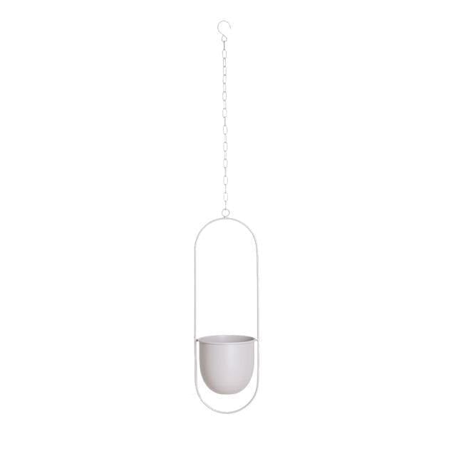 Radiant Metal Hanging Planter