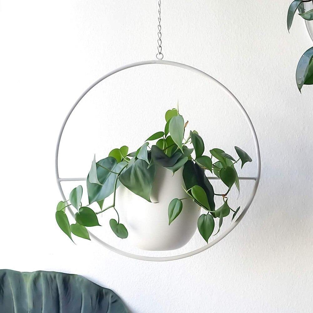 Radiant Metal Hanging Planter