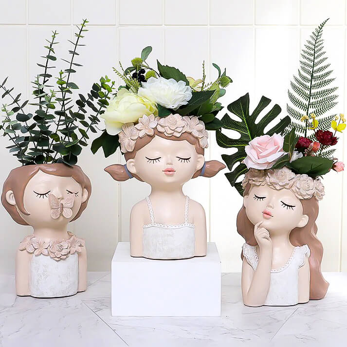 Innocence in Bloom Flower Pots