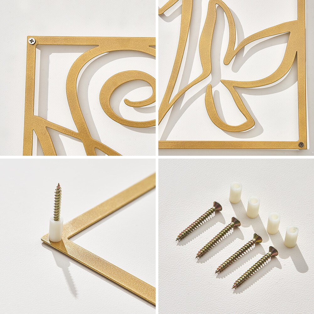 Abstract Flower Wall Accents