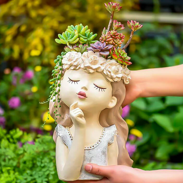 Innocence in Bloom Flower Pots