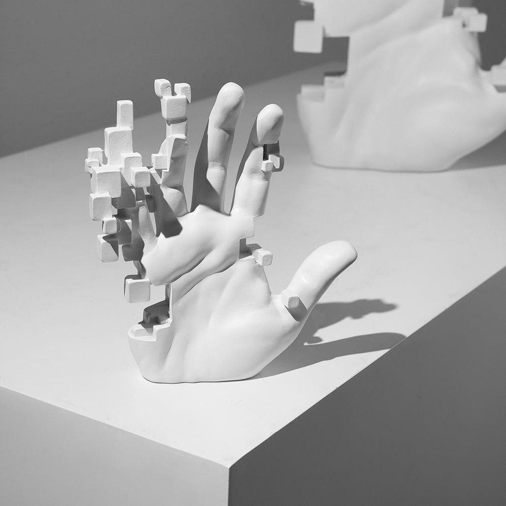 Pixelfusion Hand Sculpture