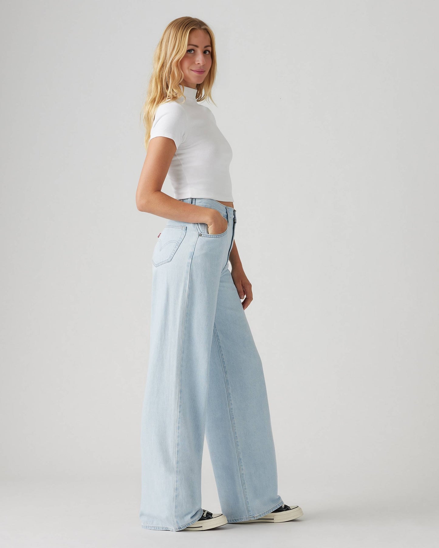 Levi Adjustable Womens Cinch Baggy Jeans (Buy 2 Free Shipping)