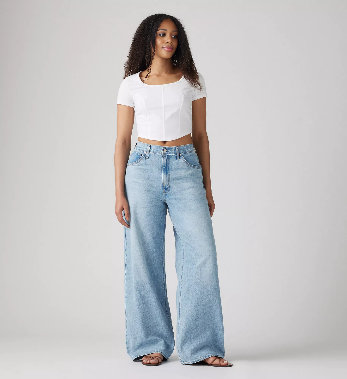 Levi Adjustable Womens Cinch Baggy Jeans (Buy 2 Free Shipping)